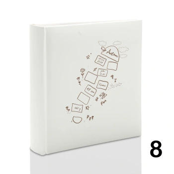 Album dziecięcy na chrzest, urodziny, metryczka do wyboru (wsuwany na 200 zdjęć 10x15)